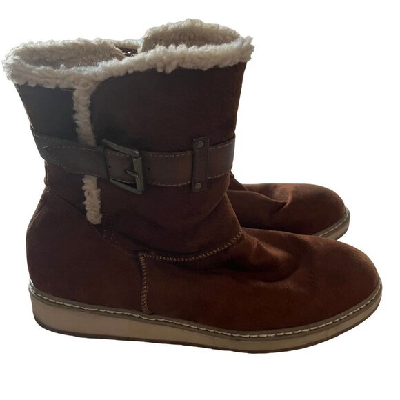White‎ Mountain Womens 9.5M Taite Fabric Closed Toe Mid-Calf Cold Weather Boots - Picture 3 of 10